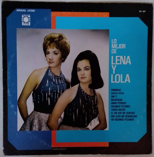 Lena Y Lola / Lo Mejor De... Disco Acetato 10 Tracks