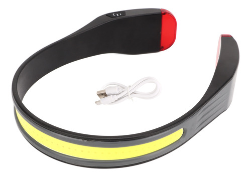 Faros Recargables Linterna Frontal Cob Ajustable En Tres Niv
