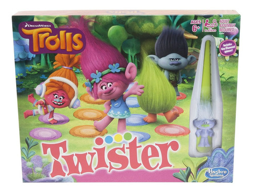 Twister Juego Dreamworks Trolls Edicion