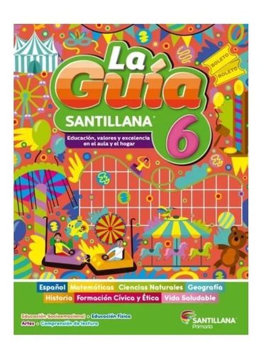 Imagen 1 de 3 de La Guia Santillana 6to Grado Oficial 2021-2022 3pack