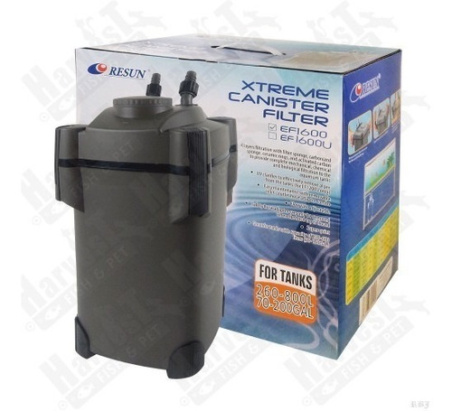 Filtro Canister Externo 1600 Lts/h Con Uv Acuarios Estanques