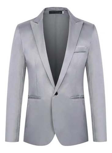 Blazer Con Solapa Para Hombre, Boda, Formal, De Negocios