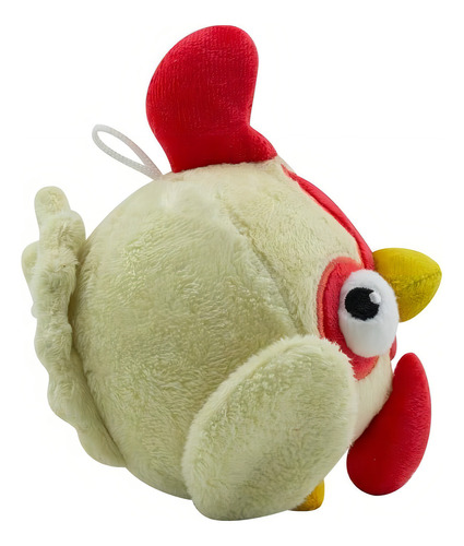 Fazendeiro de lodo. Galinha, galinha, olhos de galinha que sobressaem, pele