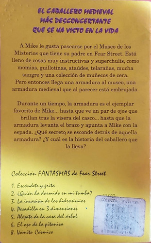 El Caballero Del Terror R.l. Stine Emecé Usado * (Usado)