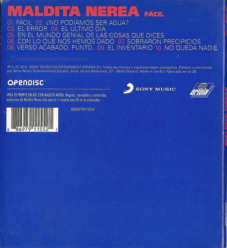 Cd Fácil (maldita Nerea) Estándar