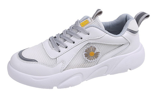 Popular Moda Casual Deportes Blanco Zapatos De Mujer