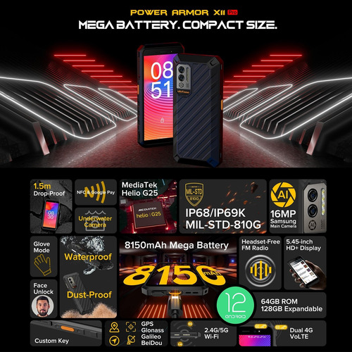 Ulefone Armor X11 Pro Celular Resistente Para Mecanicos