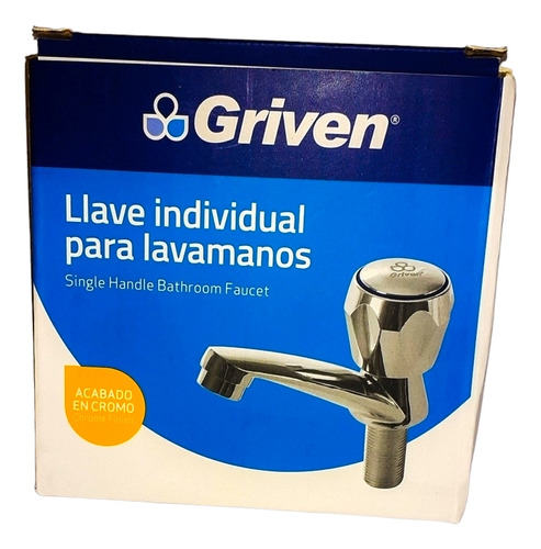 Llave Lavamano Individual Metálico Marca Griven 