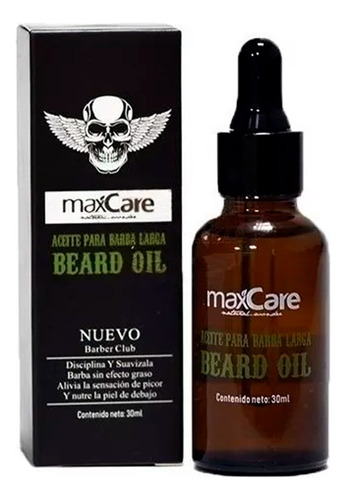 Aceite Para Barba Larga 30ml Maxcare