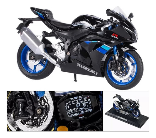 Suzuki Gsx-r1000 Modelo 1:12 Colección Metal Moto [u]