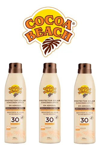 Protector Solar Cocoa Beach Sunscreen Fps30 X 170ml X 3 Unid