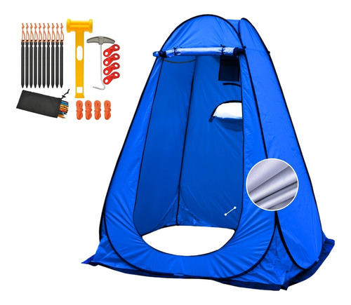 Carpa Caseta Vestidor Autoarmable 2 P 3 V Uv + Set Estacas