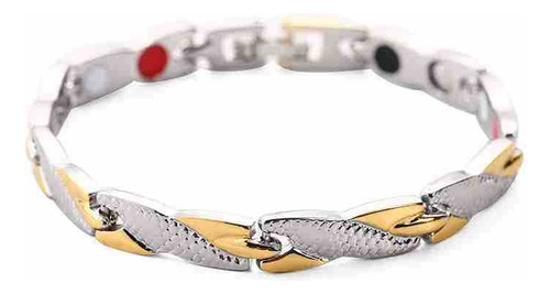 Pulsera De Titanio Magnética Ajustabl Reducción Del Dolor