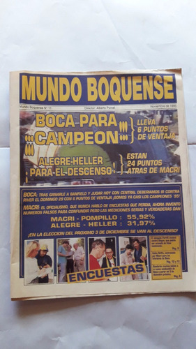 Revista Mundo Boquense 011 Noviembre 1995