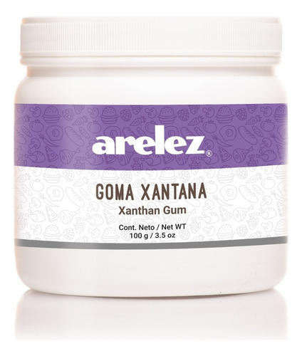 Goma Xantana Frasco 100 Gramos Arelez