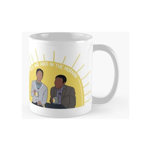 Taza Troya Y Abed En La Comunidad De La Mañana Calidad Premi