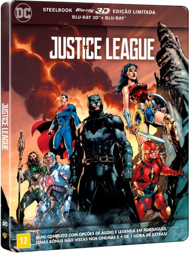 Steelbook Liga Da Justiça - Original & Lacrado