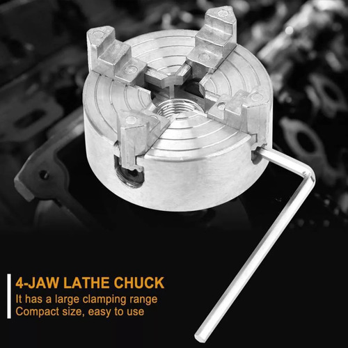 Taladradora Mini Lathe Chuck De 4 Mordazas