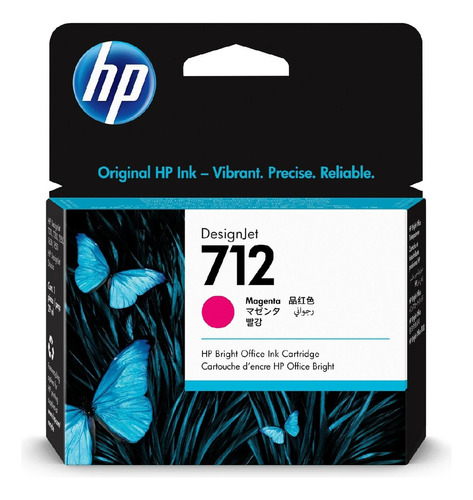 Cartucho De Tinta Hp Desingjet 712 Magenta 29ml