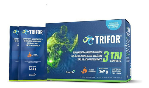 Trifor Colágeno Com 30 Sachês De 12,3g