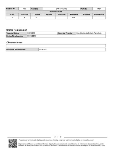 Imagen 7 de 8 de Informe De Dominio Inmueble-titularidad. Pcia Bs As Y Caba