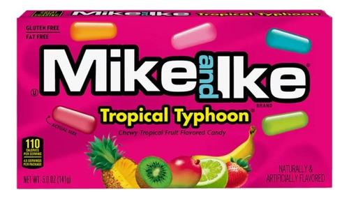 Dulce Mike And Ike Frutas Tropic 141g