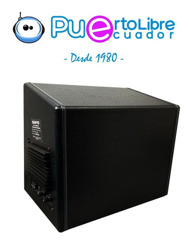 Sanyo Potente Bajo Subwoofer Amplificado 1400w + Kit Cables