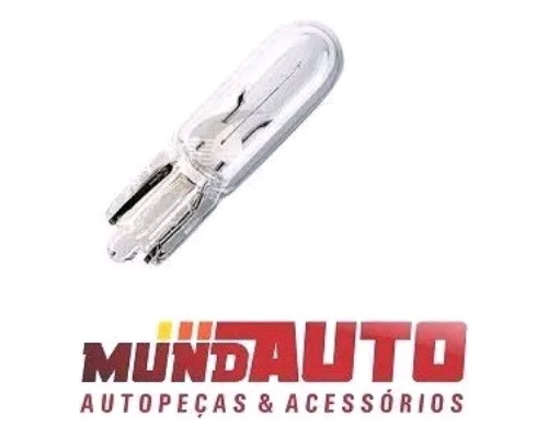 Lâmpada Automotiva Comum 2721 12v 1.2w T5 Pinguinho Wedge