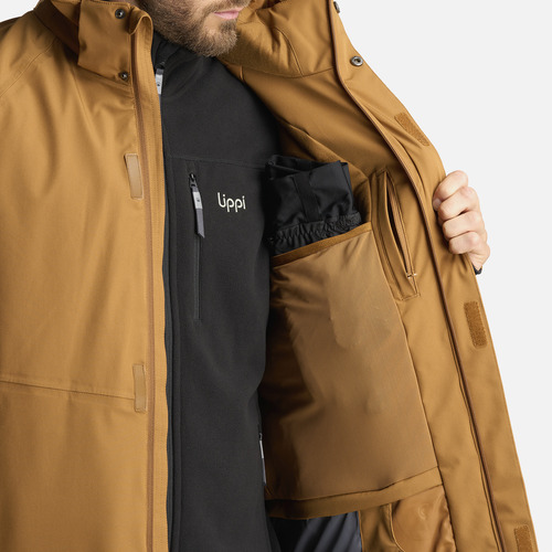 Chaqueta Hombre Andes B-dry Hoody Jacket Cafe Claro Lippi