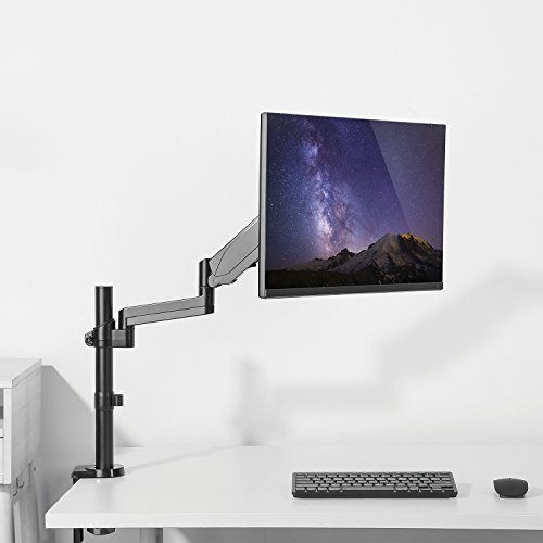 Soporte Para Monitor 32 Pulgadas Brazo Articulado De Acero Negro