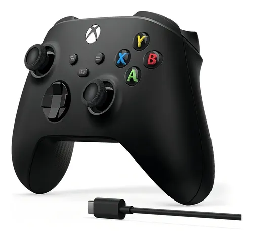 Controle Para Xbox Qat-00007 Sem Fio Carbon Preto Microsoft