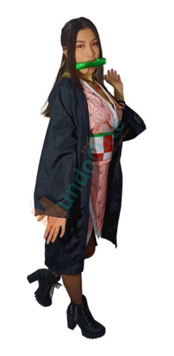 Imagen 3 de 4 de Disfraz Nezuco Kamado Cosplay Disfraces Demonslayer Completo