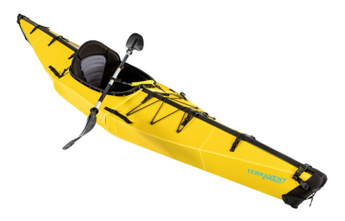 Kayak Plegable Liviano Portatil Terravent Con Remo Y Chaleco