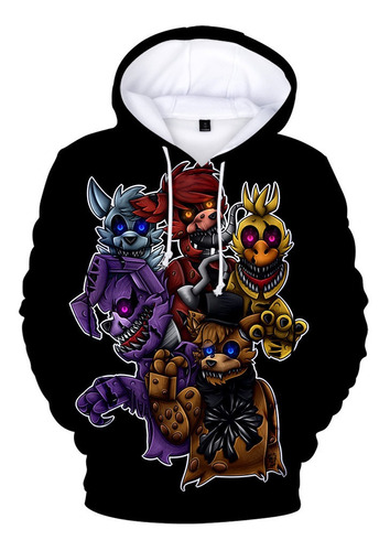 Five Nights At Freddy's Sudadera Con Estampado 3d