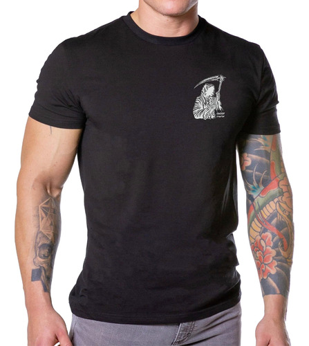 Savage Spartan - Polera De Manga Corta Grim Reaper Para Ho