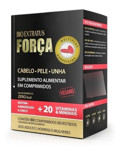 Kit Sh + Cd + Suplemento Força Com Pimenta Bio Extratus