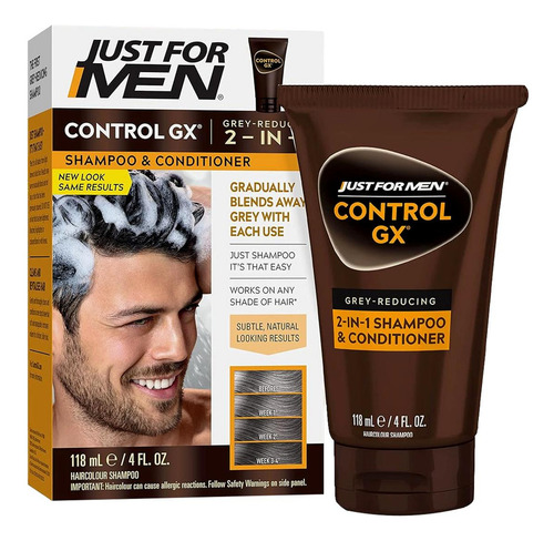 Just For Men Control Gx 2 Em 1 Shampoo E Condicionador
