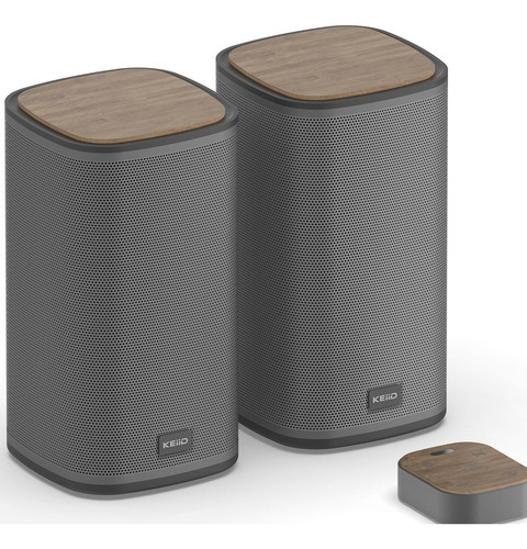 Altavoces Bluetooth Computadora Control Táctil Inalámbrico Blanco
