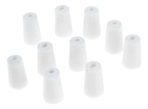 Tapones Cónicos De Laboratorio Con Tapón De Goma, 2 X 10 Uni