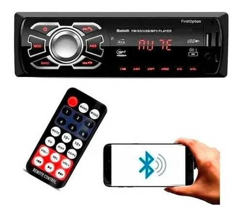 Mp3 Player Radio Bluetooth Usb Sd First Option Automotivo