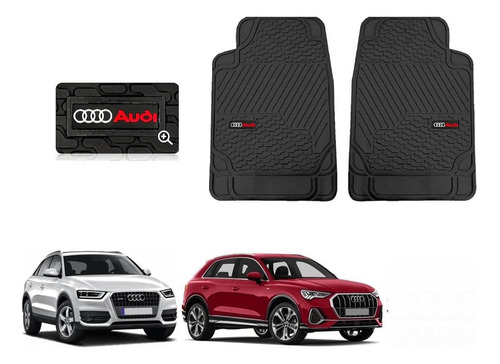 Par Tapetes Delanteros Logo Audi Q3 2013 A 2015 2016 2017