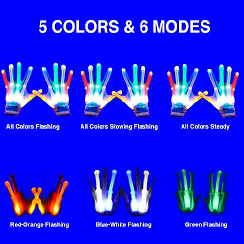 Guantes Led Para Dedos, Guantes Para Luces Para Dedos, Guant