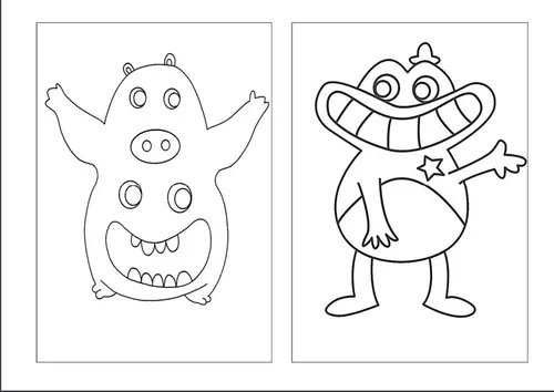 Desenhos para colorir do Garten of Banban 3 para impressão grátis