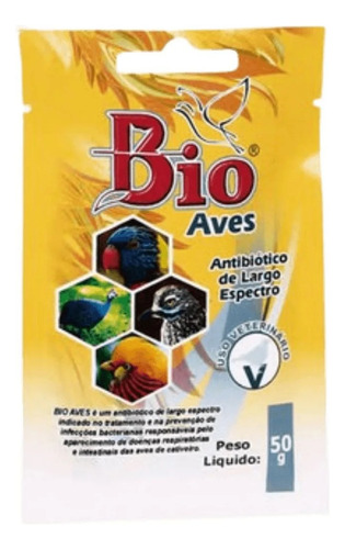 Bio Aves 20 Und. 50g Tratamento Galinhas Frangos Pintinhos