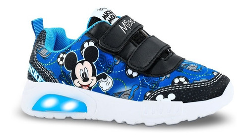Zapatillas Con Luces Mickey Mouse Disney Footy Mico212