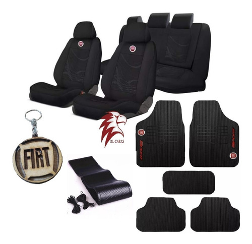 Capa Banco Carro Tecido Original Fiat Palio Fire 2002 A 2017