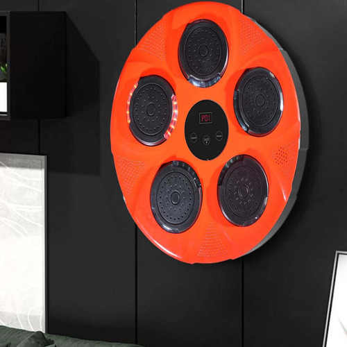 Máquina De Boxeo Musical Montada En La Pared Con Iluminado,