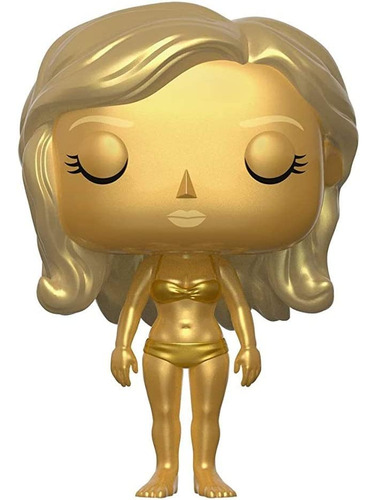 ¡funko Pop! Películas: Figura Dorada De James Bond #519