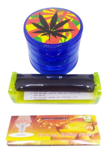 Combo Armador Y Grinder Acrilico + Caja De Papel