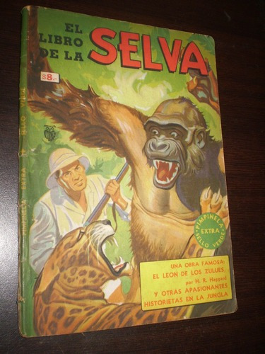 Antiguo Comic  Libro De La Selva Argentina Codex Historieta